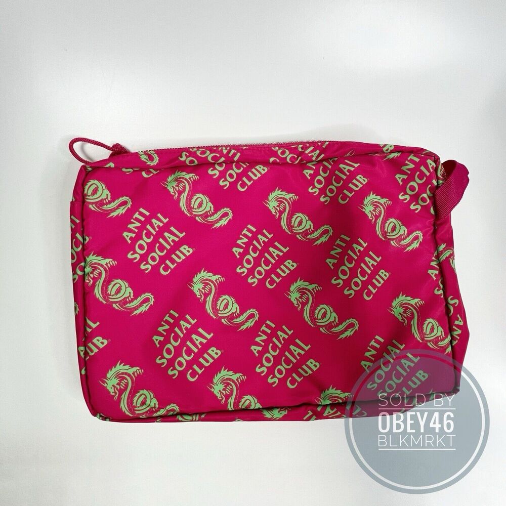 Anti Social Social Club Pink Garden Grove Bag Large 14" x 20" FW20